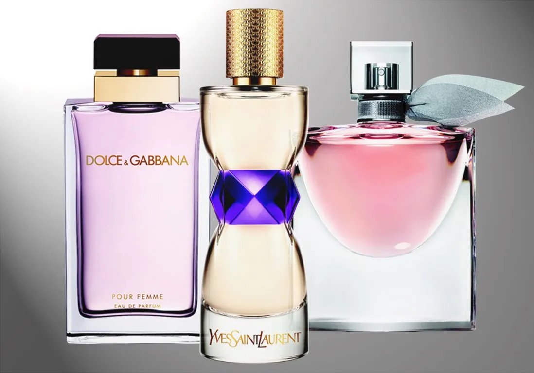 Collection d'échantillons de parfum pour test